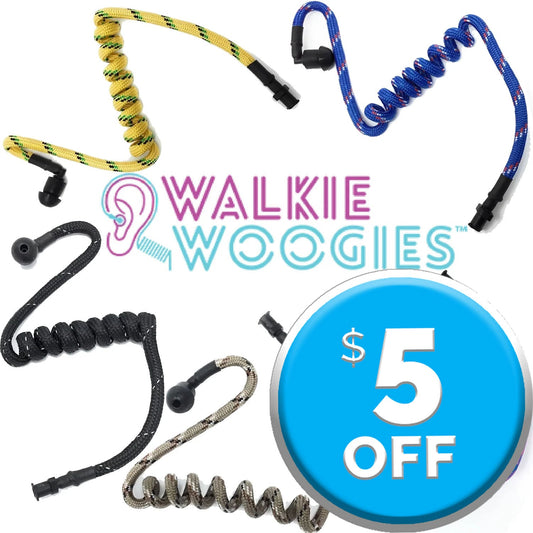 Walkie Woogies - Acoustical Surveillance Tube for Walkie Talkies (Various Colors) - Grip Support Store