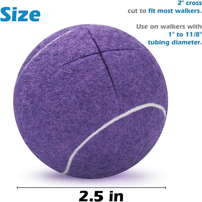 Pre-cut Tennis Balls for Stand Legs - 8 Pack - Grip Support Store