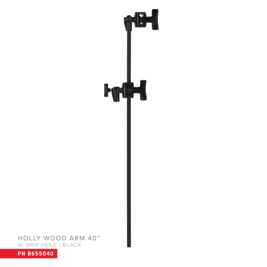Hollywood Arms 40" Black with Grip Head