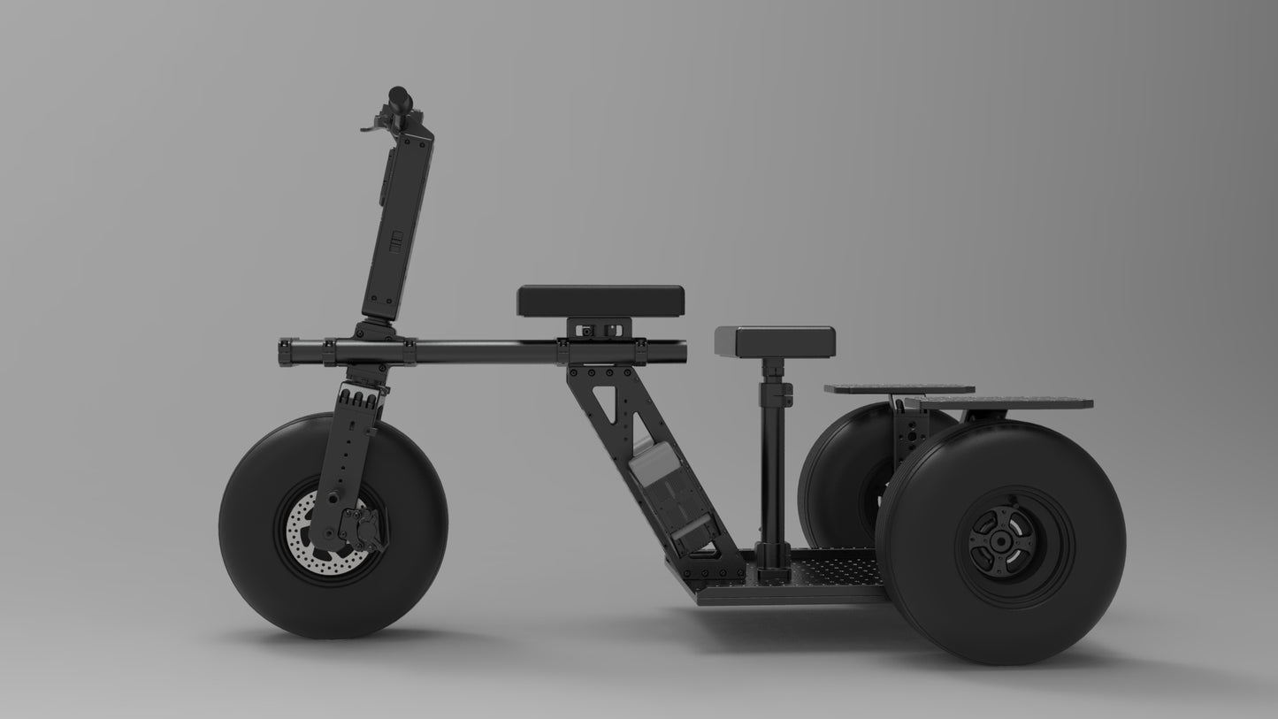 Raptor Electric Trike + Rickshaw - Grip Support Store
