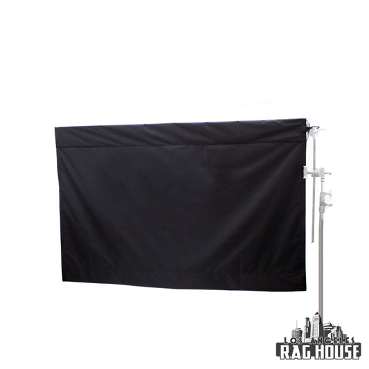 Full Grid Silent Wag Flag Cover Roll-Out by LA Rag House - cover rolled out on wag flag frame