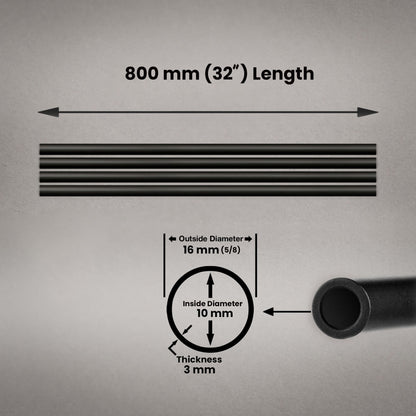800mm PRECISION RODS 16mm SET - Grip Support Store