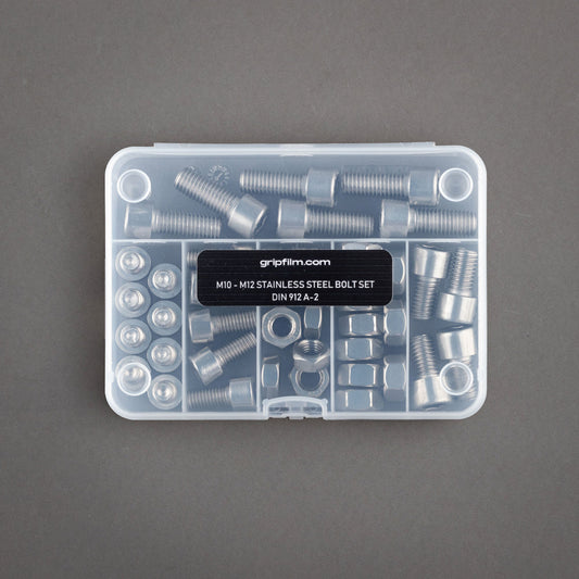 M10 - M12 STAINLESS STEEL BOLT SET - Grip Support Store