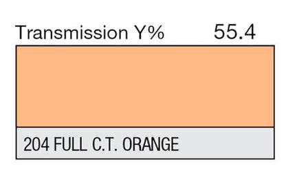 Lee Filters 204 Full CTO - 48" x 25' Roll - Grip Support Store