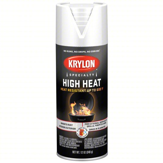 Krylon High Heat White, 12oz. - Grip Support Store