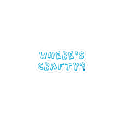 Where's Crafty Sticker - Grip Support Store