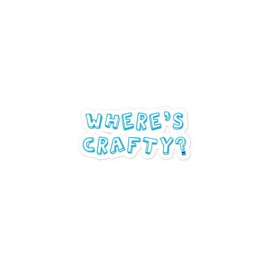 Where's Crafty Sticker - Grip Support Store