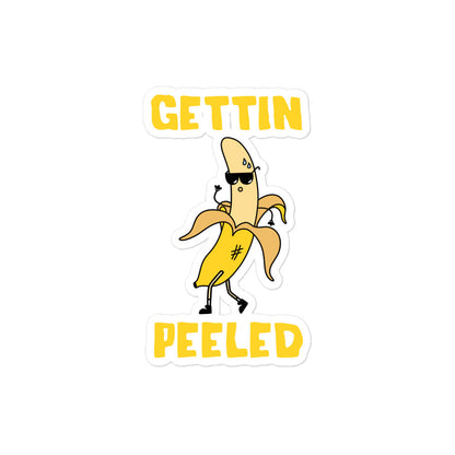 Gettin Peeled Sticker - Grip Support Store
