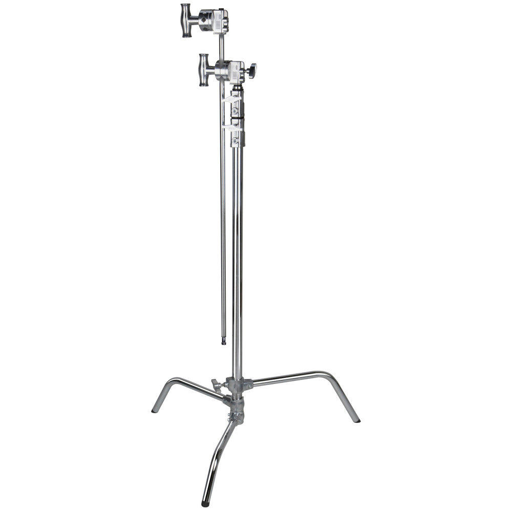 Kupo 40" Master C-Stand With Sliding Leg Kit & Quick Release System (Stand With 2.5" Grip Head & 40" Grip Arm With Hex Stud) - Silver