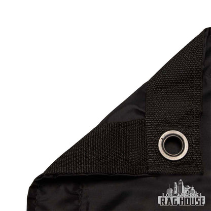 Poly Silk Black by LA Rag House - fabric detail