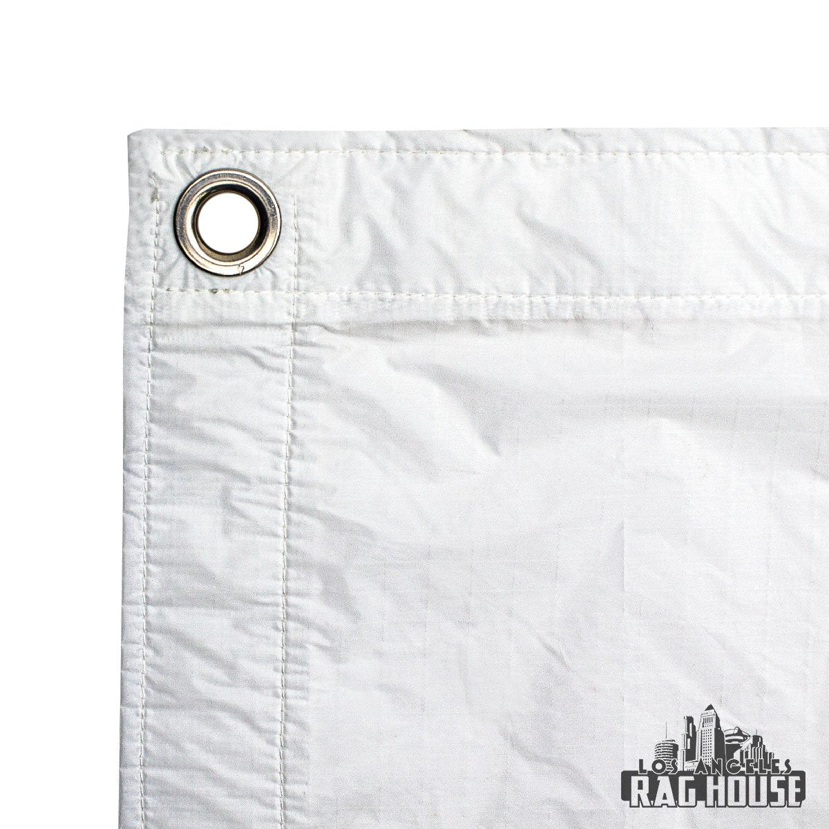 1/4 Grid Noisy White by LA Rag House