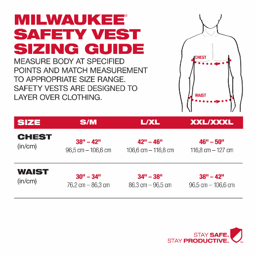 Milwaukee Class 2 High Visibility Yellow Performance Safety Vest - Grip Support Store