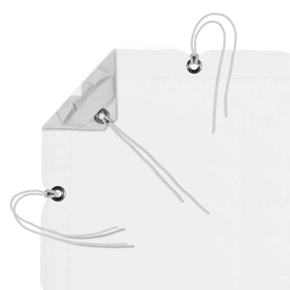 White Artificial 1/4 Stop Silk with Bag