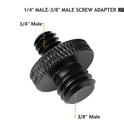 22 Pcs 1/4" - 3/8" Screw Adapter Kit - Grip Support Store