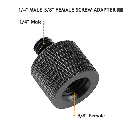 22 Pcs 1/4" - 3/8" Screw Adapter Kit - Grip Support Store