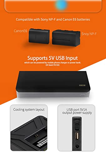 5" Touchscreen Camera Monitor with Video Assist - Grip Support Store