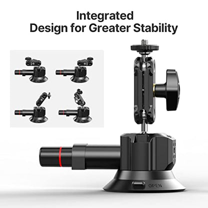 3" Suction Cup Mount for Gopro iPhone - Grip Support Store