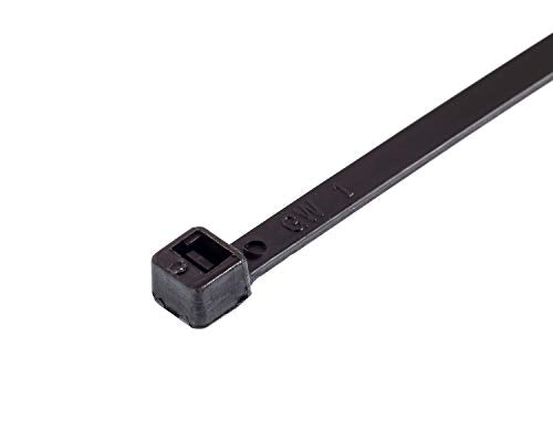 12" Black Zip Ties, 100 Pack, 50lb Strength - Grip Support Store