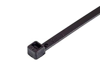 12" Black Zip Ties, 100 Pack, 50lb Strength - Grip Support Store