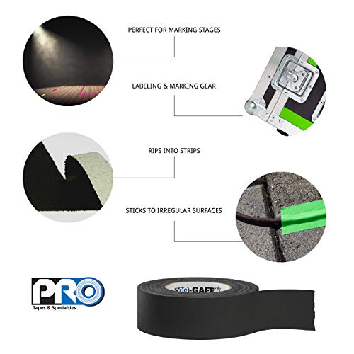 2" Pro Gaffer's Tape, 50 yds Length x, Fluorescent Green (Pack of 1) - Grip Support Store