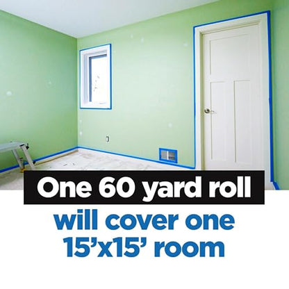 Original Blue Painter's Tape, 2" x 60 Yd, 1 Roll - Grip Support Store