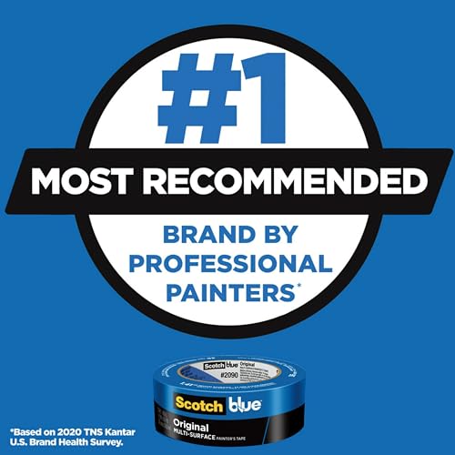 Original Blue Painter's Tape, 2" x 60 Yd, 1 Roll - Grip Support Store