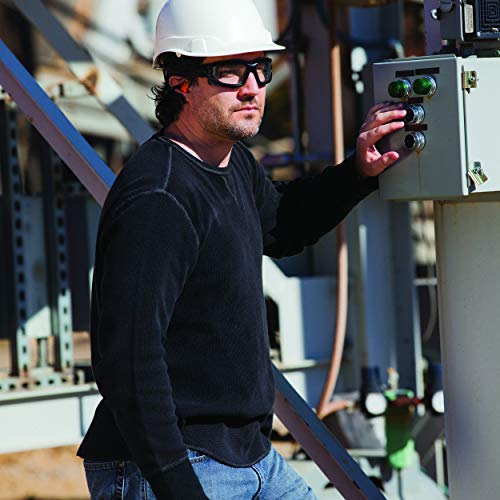 Slim Safety Goggle, Black Frame/Clear Anti-Fog Lens - Grip Support Store