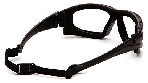 Slim Safety Goggle, Black Frame/Clear Anti-Fog Lens - Grip Support Store
