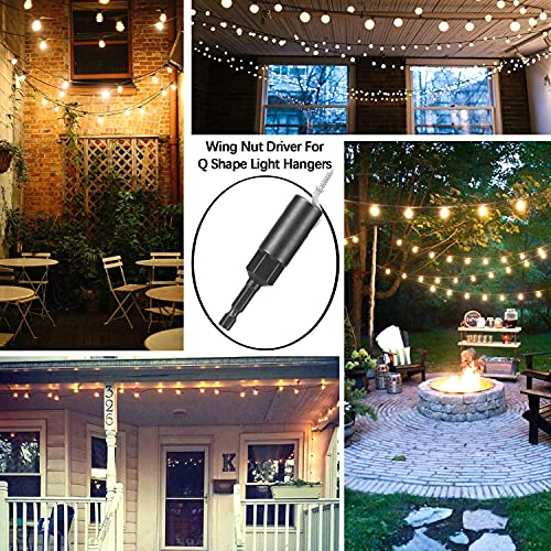 Wing Nut Drill Bit Socket Wrench - 1/4" Hex Shank - Grip Support Store