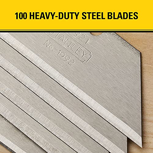 STANLEY Utility Knife Blades, 100-Pack - Grip Support Store