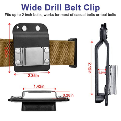 2" Tactical Cordless Drill Holster Tool Belt Clip - Grip Support Store