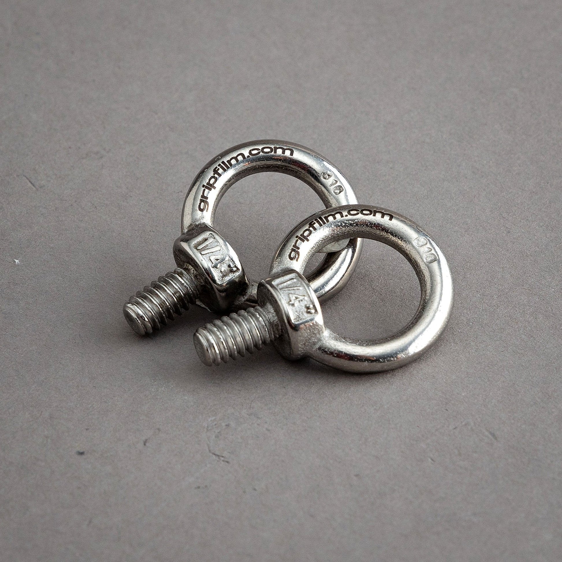 1/4-20 STAINLESS STEEL EYE BOLT SET - Grip Support Store