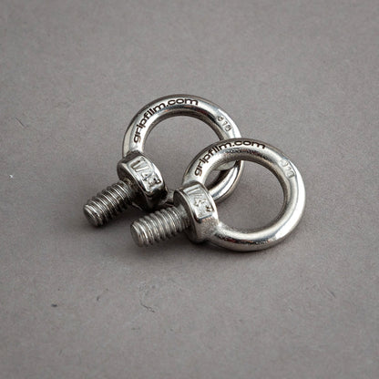 1/4-20 STAINLESS STEEL EYE BOLT SET - Grip Support Store