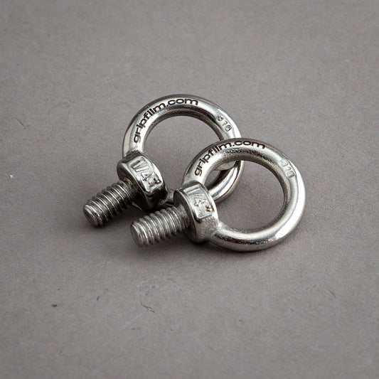 1/4-20 STAINLESS STEEL EYE BOLT SET - Grip Support Store