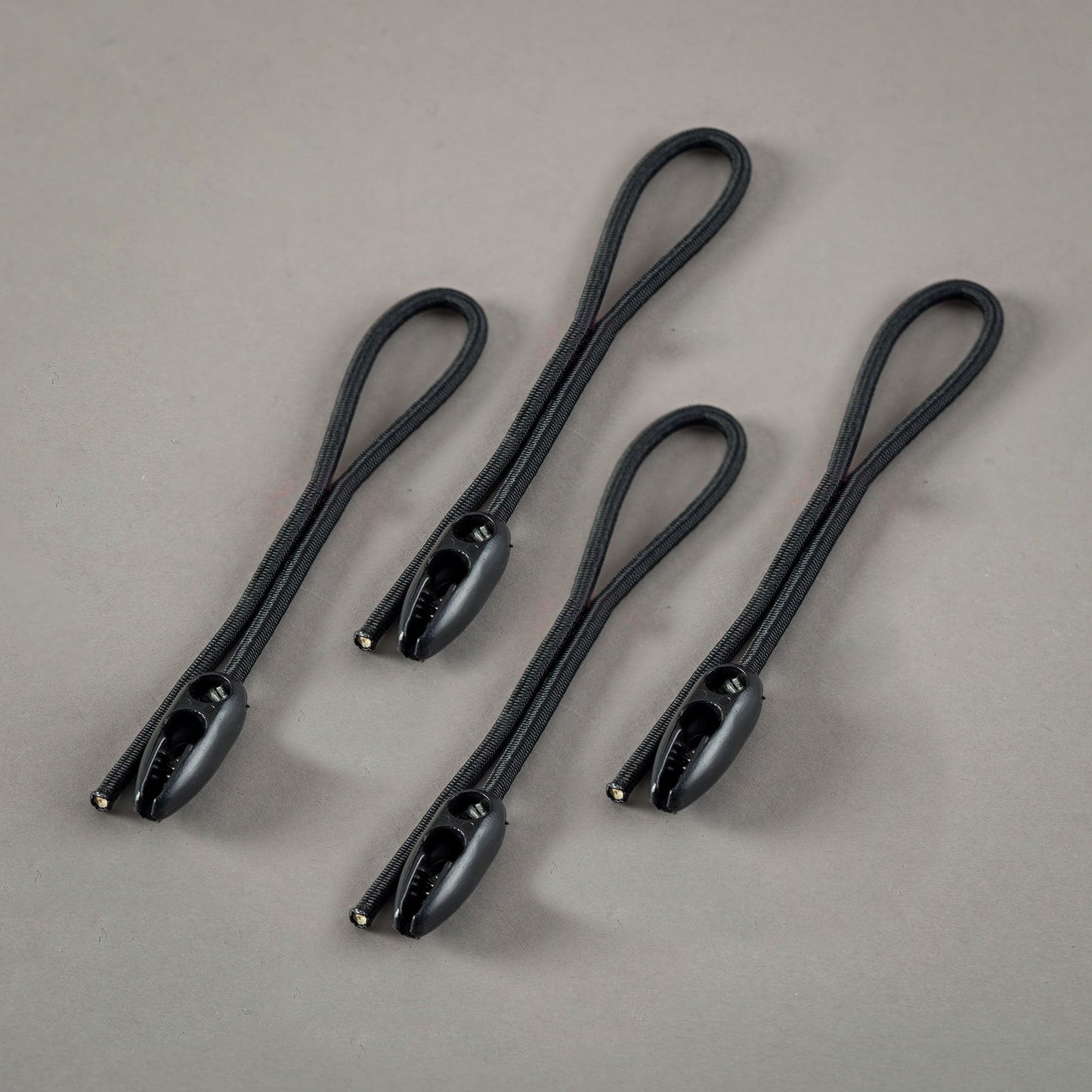 6mm BLACK ELASTIC CORD ADJUSTABLE CLIP SET - Grip Support Store