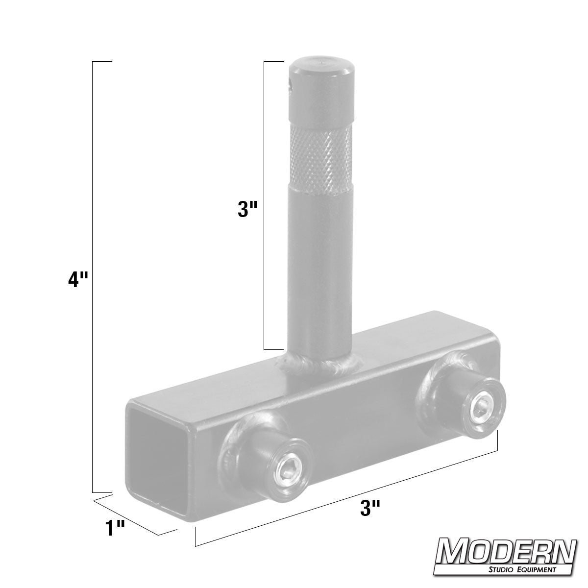 Sleeve with Baby Pin for 3/4" Square Tube - Grip Support Store