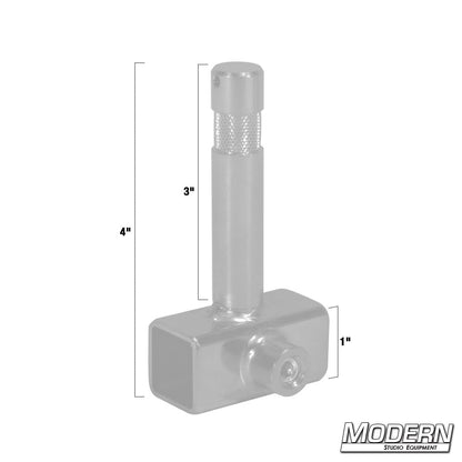 Slider with Baby Pin for 3/4" Square Tube - Grip Support Store