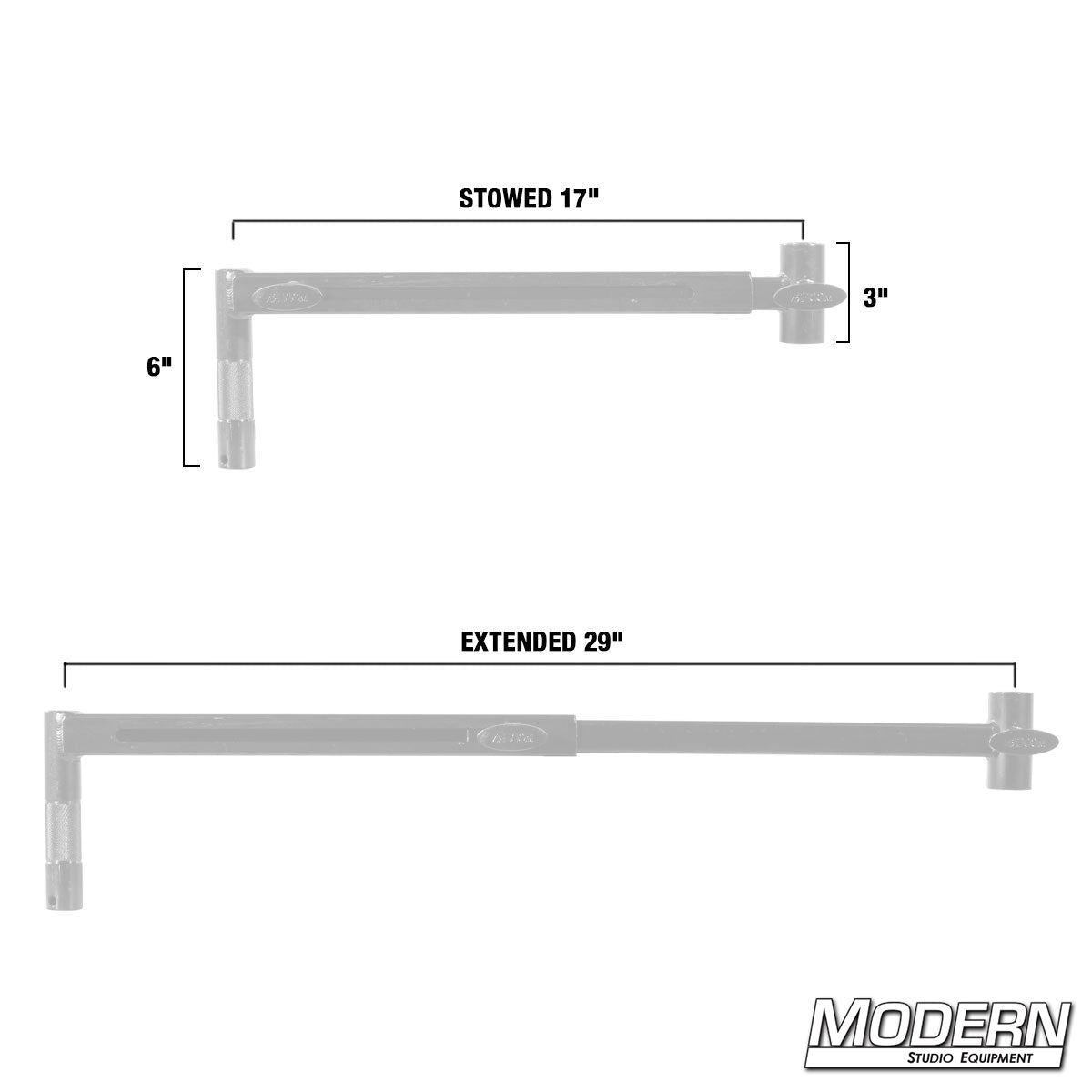 Telescoping Junior Offset Arm - Grip Support Store