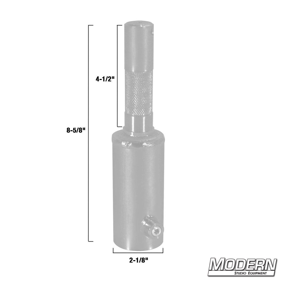 Pipe Receiver to Junior Male for 1-1/2" Speed-Rail® - Grip Support Store