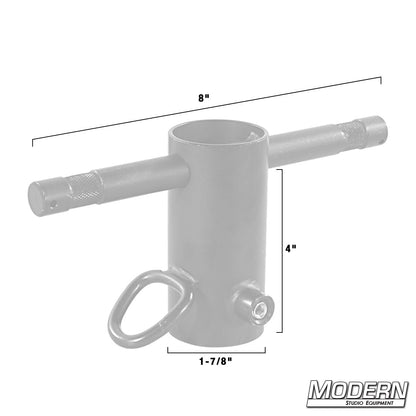 Front Receiver with Baby Pins for Pipe Boom Kit for 1-1/4" Speed-Rail® - Grip Support Store
