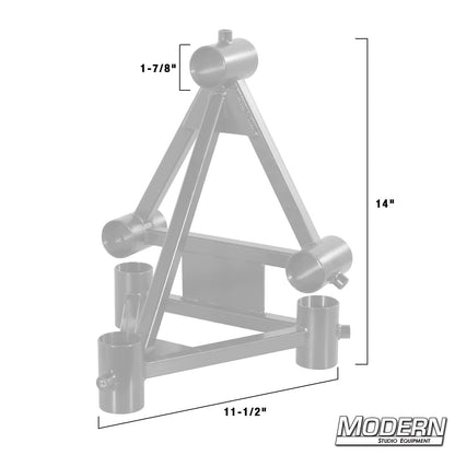 90° Vertical Truss Corner for 1-1/4" Speed-Rail® - Grip Support Store