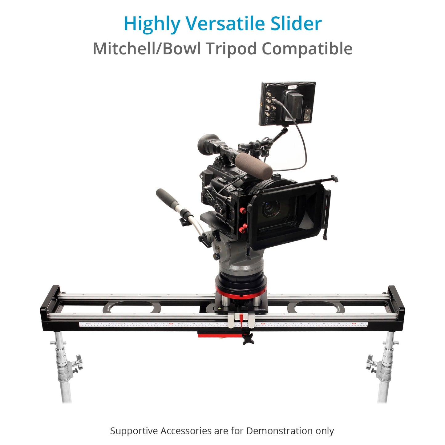 Precision Camera Slider (Mitchell Mount) + Flight Case - Grip Support Store